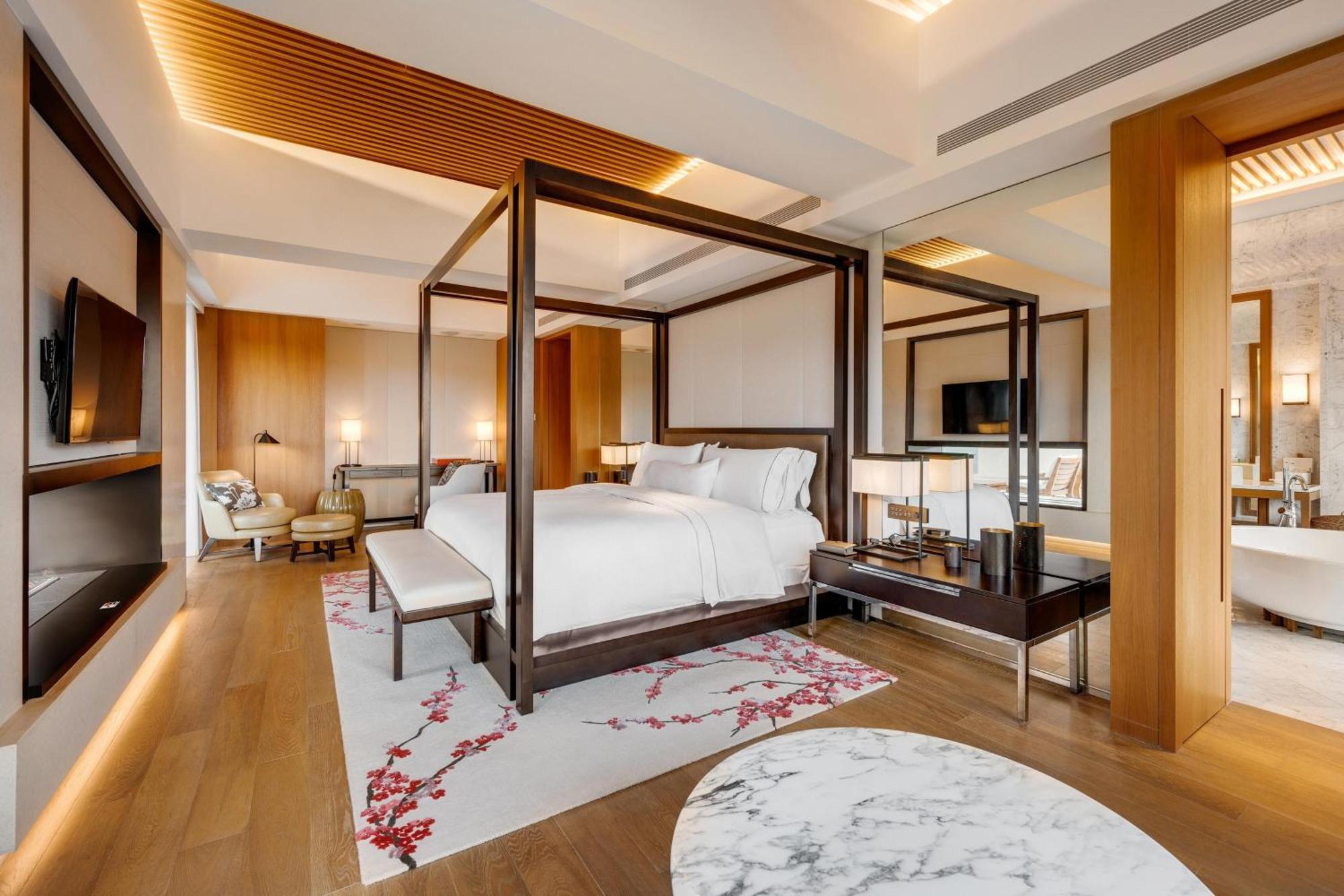 The Westin Tashee Resort, Taoyuan Daxi Esterno foto A bedroom at The Hari