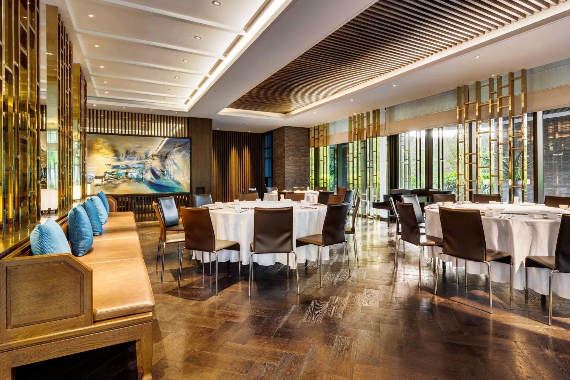 The Westin Tashee Resort, Taoyuan Daxi Esterno foto The interior of the restaurant